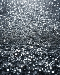 Obraz premium Silver Glitter Background