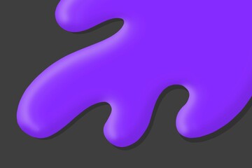 Naklejka premium Liquid paint drip drop splash. Purple paint for background, banner, wallpaper, card. Colorful paint splashes. Abstract colorful background