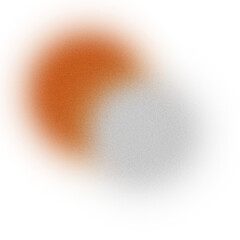 Burnt orange and light gray gradient dots