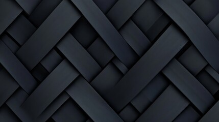 Close-up of intricate black woven texture showcasing a complex pattern ideal for backgrounds
