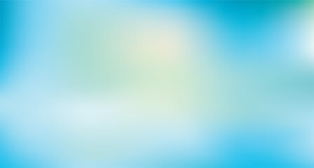 Light Blue and Green gradient vector blurred background. brand color green yellow and blue.