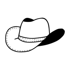 cowboy hat vector illustration