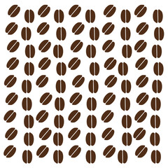 Abstract Coffee Bean Pattern with Layout Variations