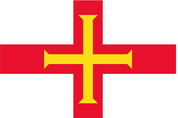 Fototapeta premium flag of guemsey