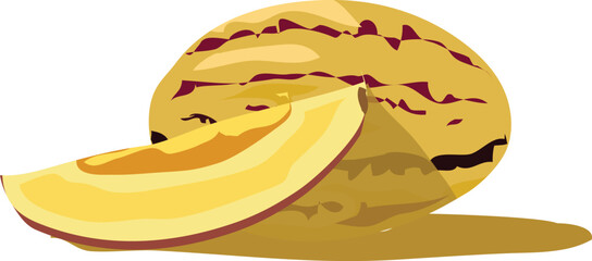 pepino minimalist clipart or illustration isolated on a transparent background