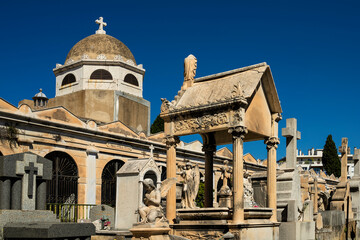 Fototapeta premium Friedhof in Nizza-Cimiez