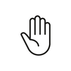 Fototapeta premium Hand gesture icon design template