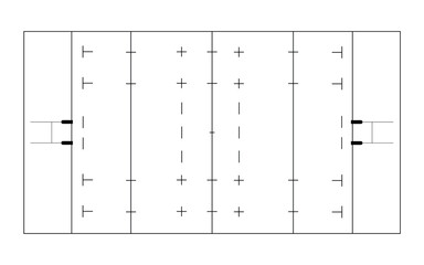 Rugby field.Vector illustration EPS10.