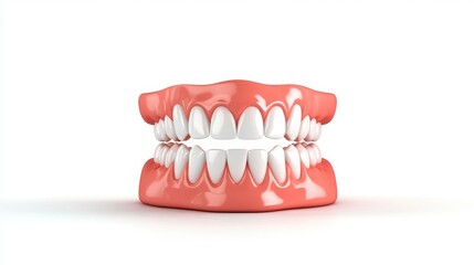 3D Artistic Model of Teeth Reflecting Light with Realistic Detail