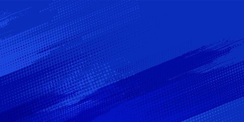 blue color pattern gradient grunge texture background. Dots pop art comics sport style  modern vector © VIRAL