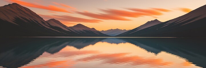 Stunning Crystal-Clear Lake Surrounded by Majestic Mountains