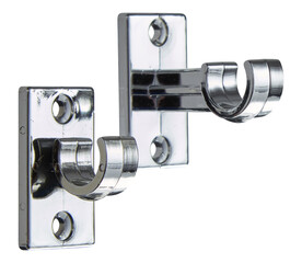 Aluminum bending hook cut out isolated transparent background