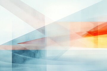 Obraz premium visually intriguing abstract design with harmonious color contrasts and dynamic shapes offering ample copy space for