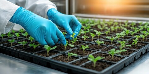 Planting seeds for a sustainable future greenhouse cultivation techniques indoor garden educational close-up growth