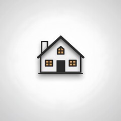 Modern house design in autumn forest high resolution hd picture