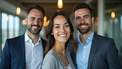 Flat Happy Business Colleagues Celebrating Success: A Cute Vector Illustration of Professional Achievement and Workplace Camaraderie in a Corporate Environment
