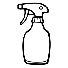 summer campfire hobby hand drawn black and white outline