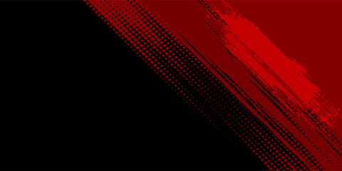 sports background design with red and black accent colors with a dot texture pattern vector illustration modern