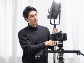 カメラマン・男性・動画
