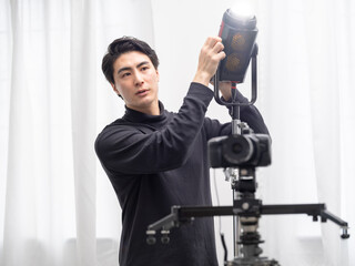 カメラマン・男性・動画
