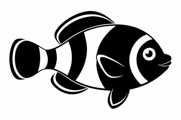 Classic Black Clownfish Shape