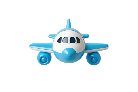 Cute cartoon airplane, travel, journey concept
