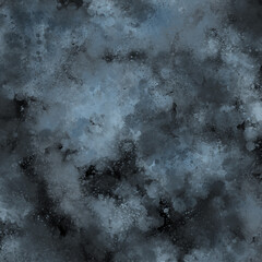 Abstract textured background with watercolor effect and splashed drops on black. Dynamic, deep and rich background. jpeg