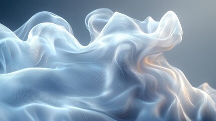 Obraz premium Abstract flowing fabric design. Backgrounds use of light and color. Suitable for posters or websites