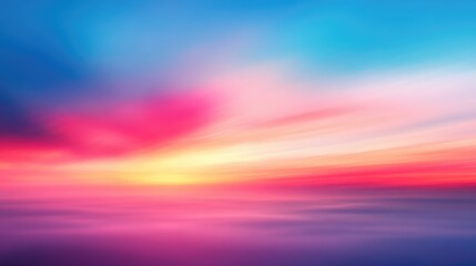 Morning sky background with blurred abstract sunrise