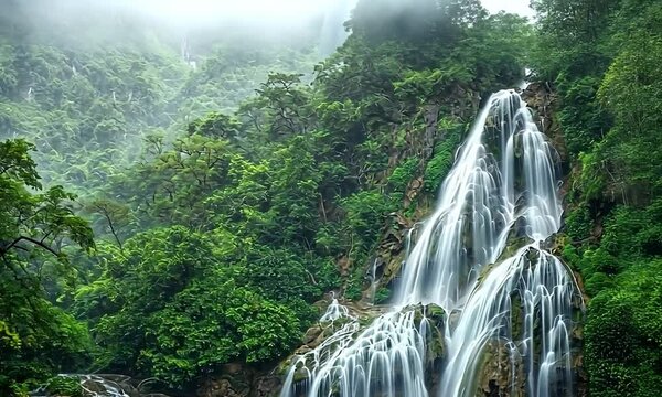 dudhsagar waterfalls video india landscape 