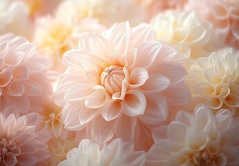 A dreamy arrangement of dahlias and roses ideal for wedding invitations, floral decor, or romantic events. Perfect for spring and summer celebrations.