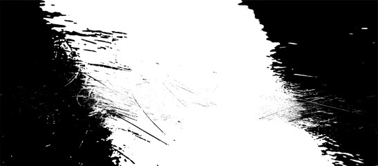 Vektor Hintergrund Rahmen abstrakt mit Rissen und Kratzern - Design Element Ebene - Überlagerung Vektorgrafik black