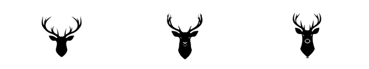 deer outline, contemporary deer illustration