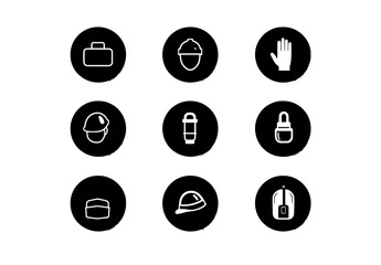 Wearing safety protection such as hearing protection, helmets, safety shoes, gloves, protective vests, and safety glasses is mandatory as indicated by safety signs