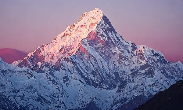 nanda devi mountain peak video india landscape 