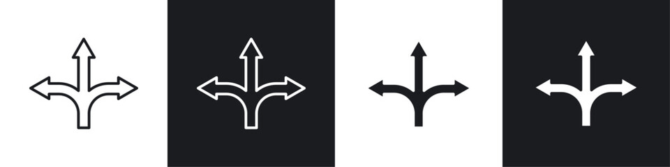 Flexibility icon symbol collection on white background.