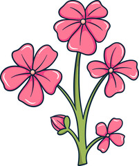 Minimalist Simple Cute Flower Cartoon