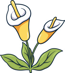 Minimalist Simple Cute Flower Cartoon