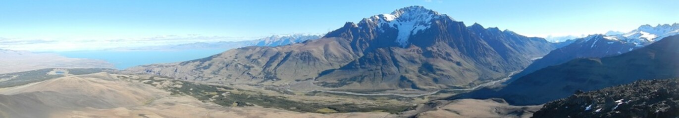 Panoramas of Patagonia while backpacking