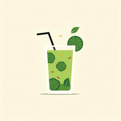 drink colorfull modern art AI