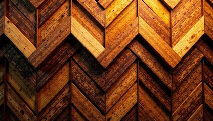 Brown wood grain zigzag, geometric background, light brown, pattern, brown background
