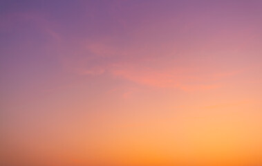 Morning cloud and sky background,Panorama sunset sky and cloud background,Exotic sunset and soft pink clouds of pastel tones. Scenic image of textured sky. Perfect summertime wallpaper. 