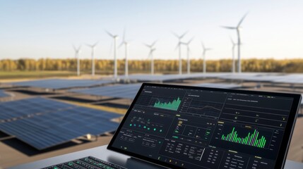 Renewable Energy Monitoring: Solar and Wind Power Data Analysis on Laptop