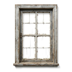 old window with wooden shutters