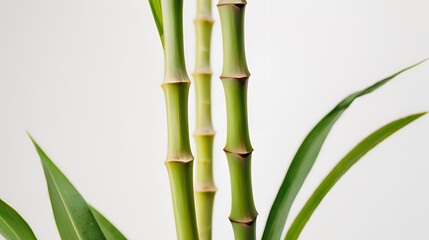 Obraz premium bamboo isolated on white background