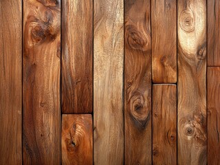 Dark Brown Vertical Wood Planks Texture Background