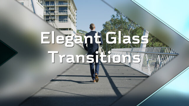 Elegant Glass Panel Transitions