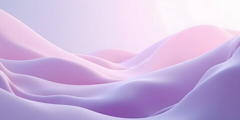 Obraz premium Silky Fabric Flow | Beautiful Pink and Purple Wave Aesthetics