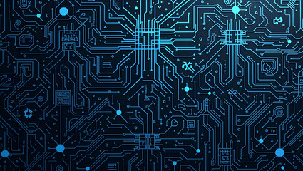 Seamless Tile Patterns: Circuit Board & Network Diagrams for Tech Branding