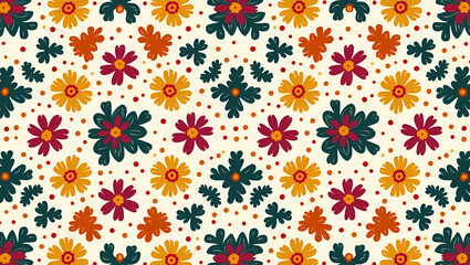 Vibrant Seamless Tile Patterns of Local Festivals & Dances